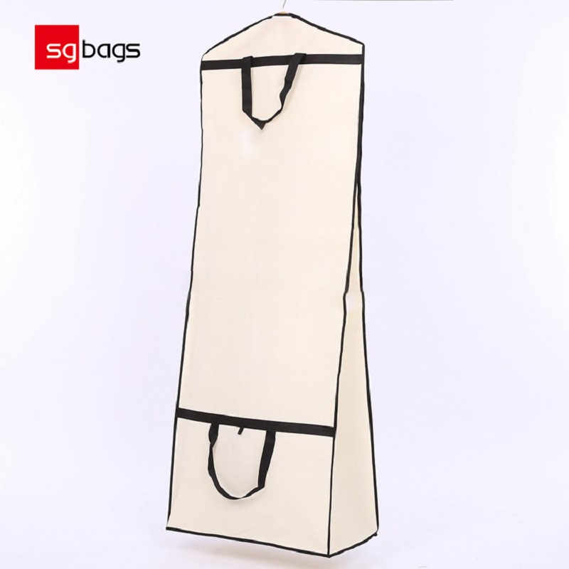SGW02 Качество на едро по поръчка лого сватбена дълга рокля булчинска рокля Нетъкана чанта за дрехи