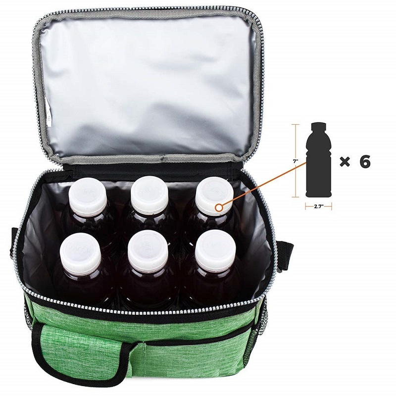 SGC27 Snow Oxford Travel Piknik портативен полиестер чанта охладител топлоизолация рамо пазарска чанта вино бутилка охладител чанта на едро